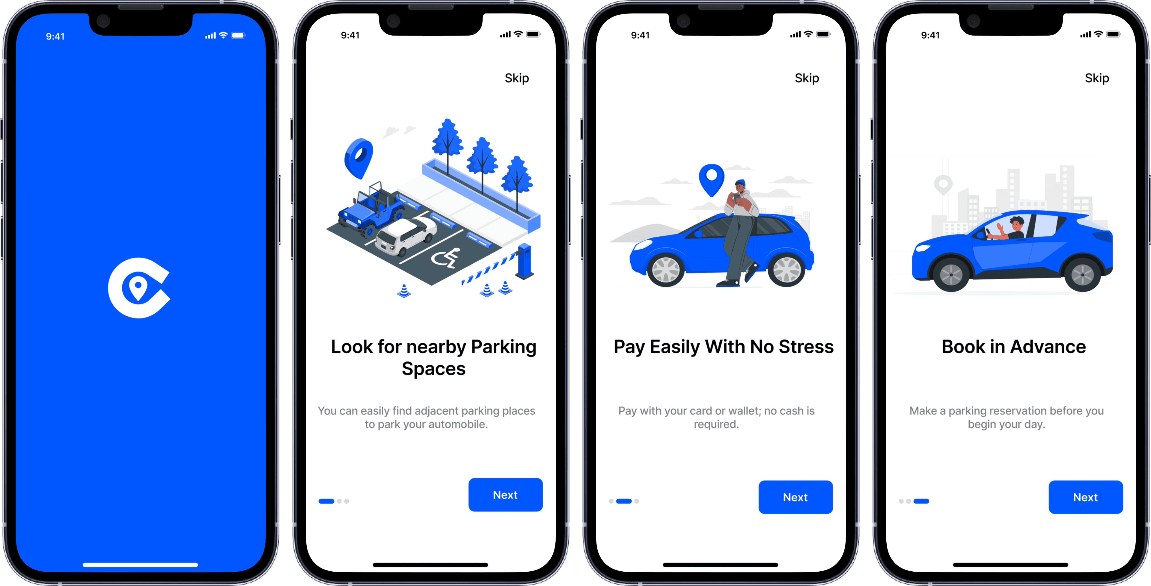 Ideate Splash and Onboarding Screens