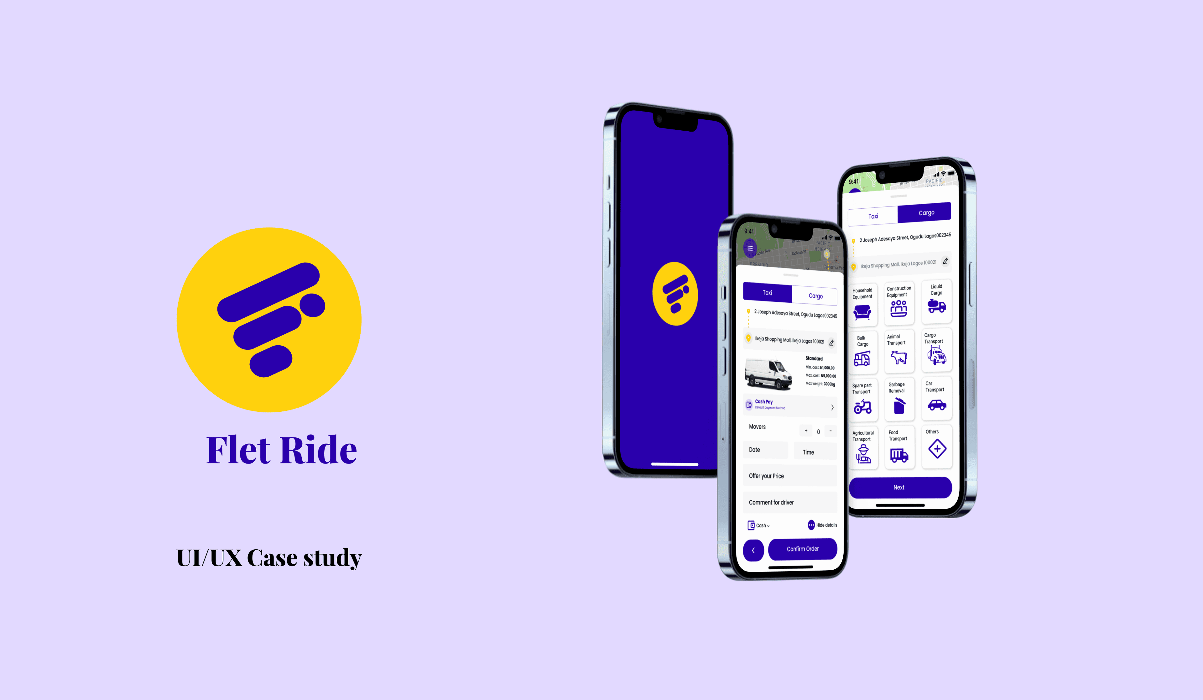 Flet Ride: Car Booking (Logistic)