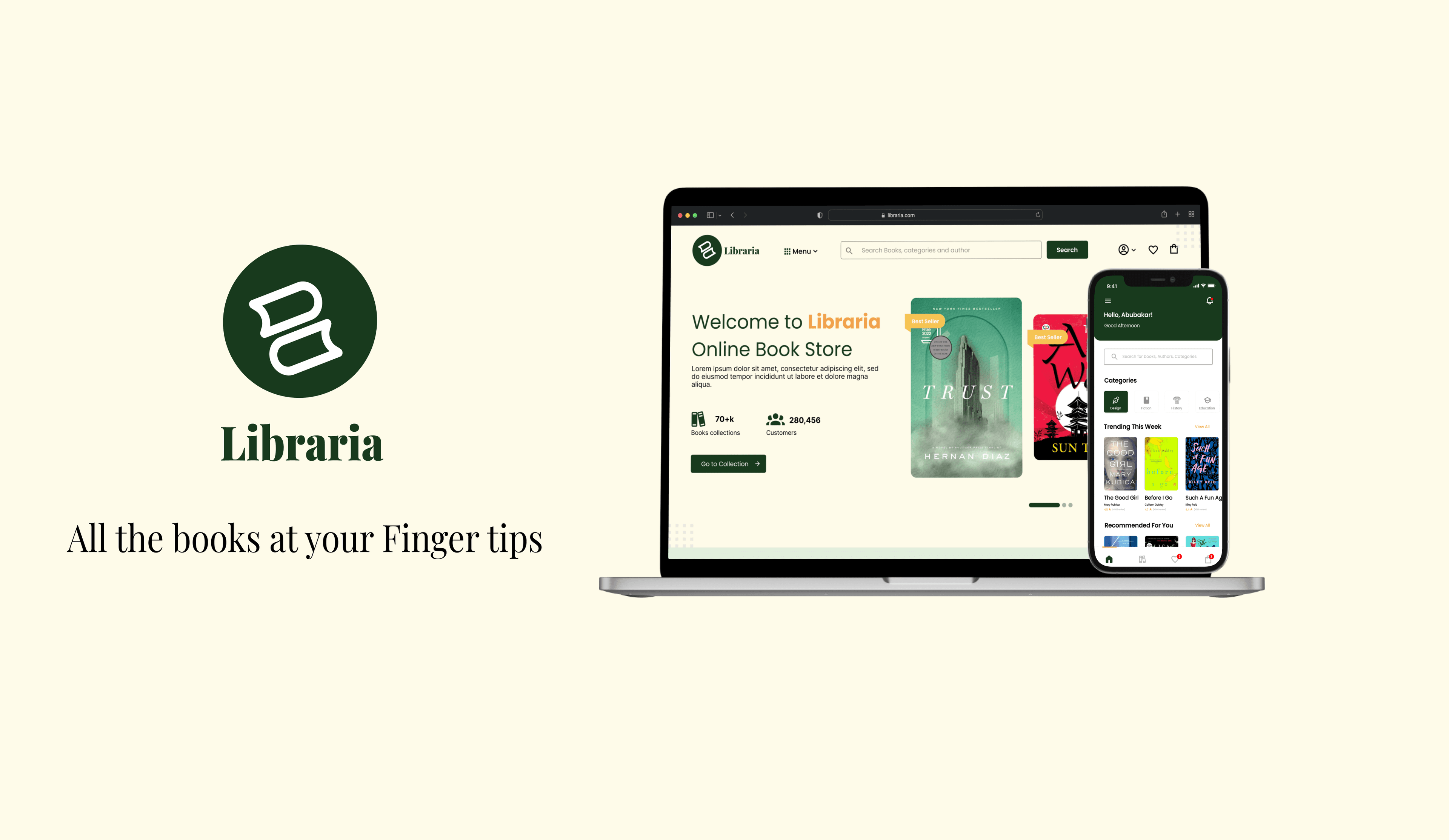 Libraria: Online Bookstore (E-commerce)